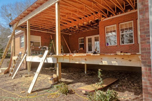 Porch Columns Installation in Gig Harbor