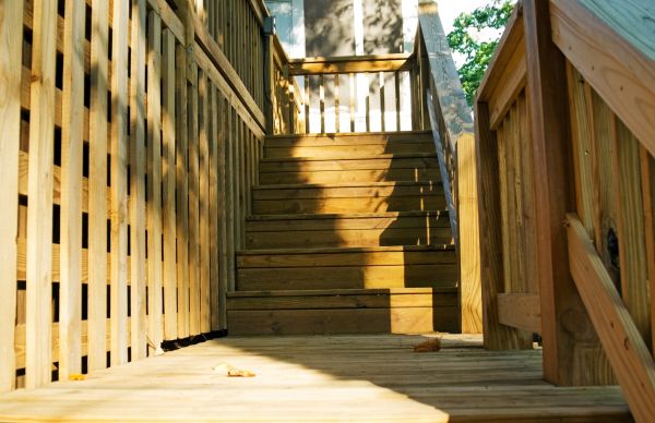 Deck Steps Replacement in Gig Harbor